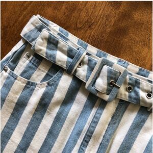 Jean‎ skirt darling striped Small